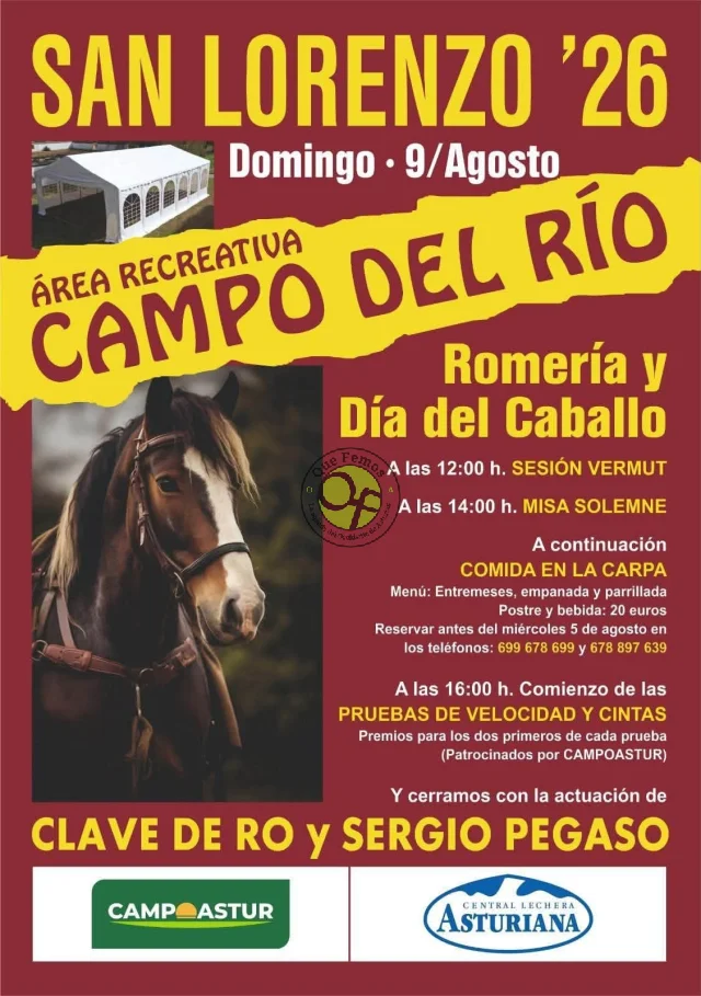 Fiestas de San Lorenzo 2026 en Campo del Río