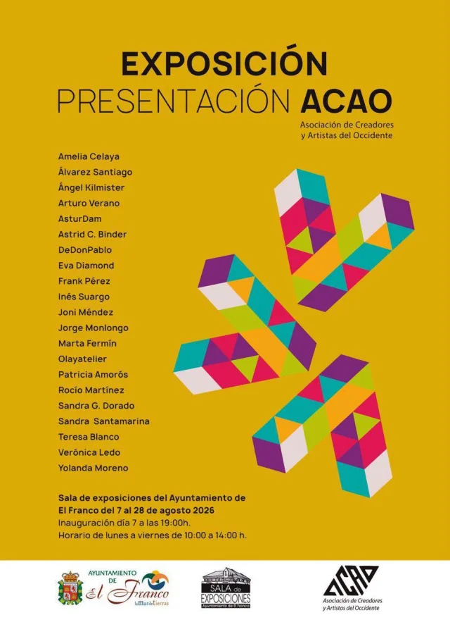 La Sala de Exposiciones del Ayuntamiento de El Franco acoge la presentación de ACAO