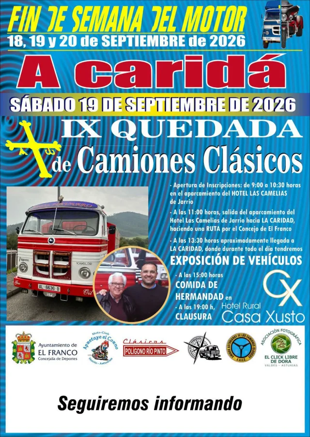 IX Quedada de Camiones Clásicos en A Caridá 2026