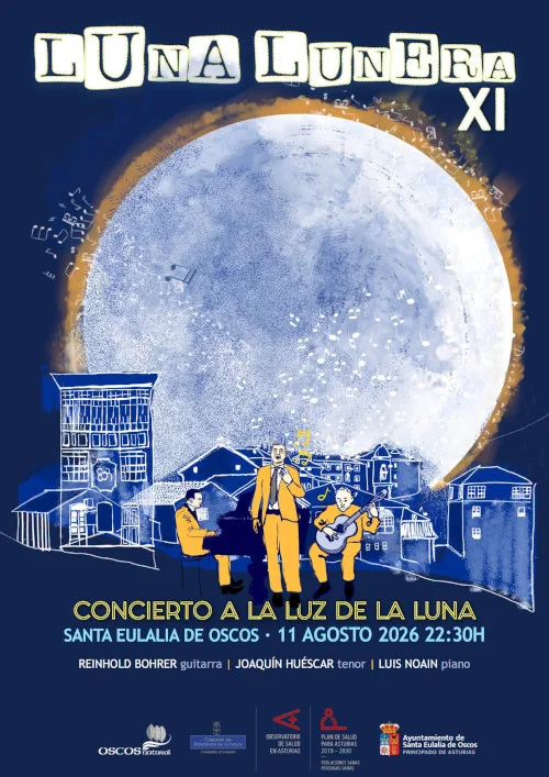 Concierto bajo la luna en Santalla d'Oscos