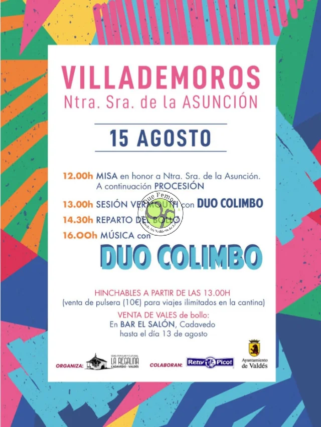 Fiestas de la Asunción 2026 en Villademoros
