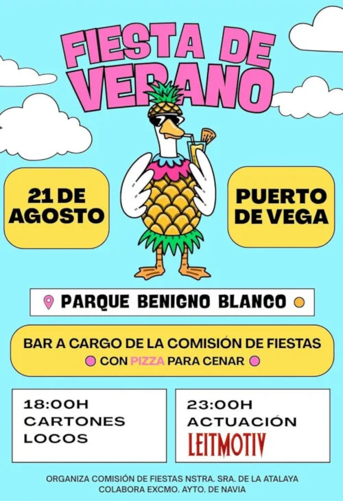Fiesta de Verano 2026 en Puerto de Vega