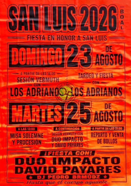 Fiestas en San Luis 2026