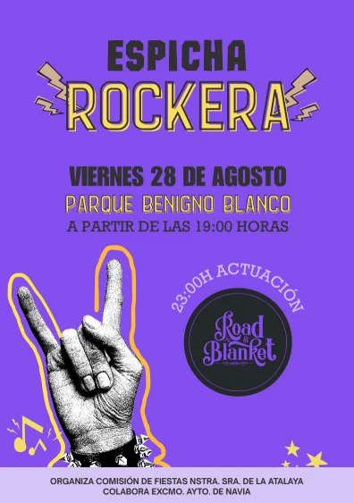 Puerto de Vega vivirá una Espicha Rockera el viernes 28 de agosto