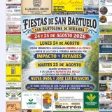 Fiestas de San Bartuelo 2026 en San Bartolomé de Miranda