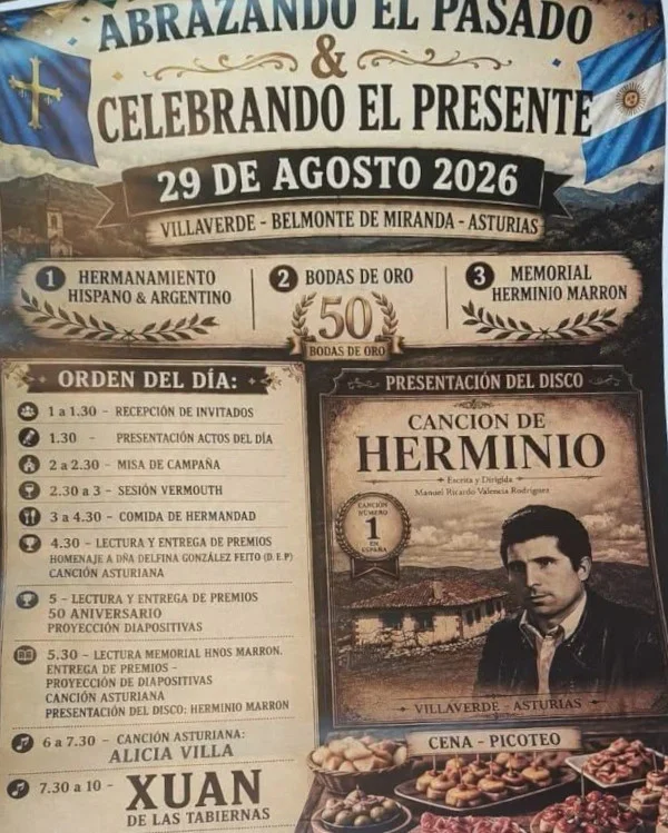 La localidad de Villaverde celebra una jornada de hermanamiento y música asturiana