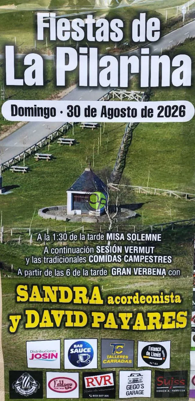 Fiestas de La Pilarina 2026 en Carceda