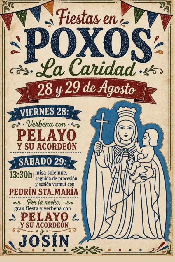 Fiestas de La Caridad 2026 en Poxos