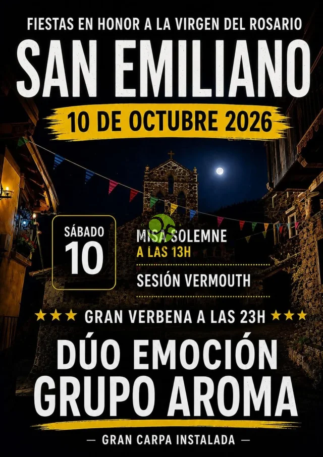 Fiestas del Rosario 2026 en San Emiliano