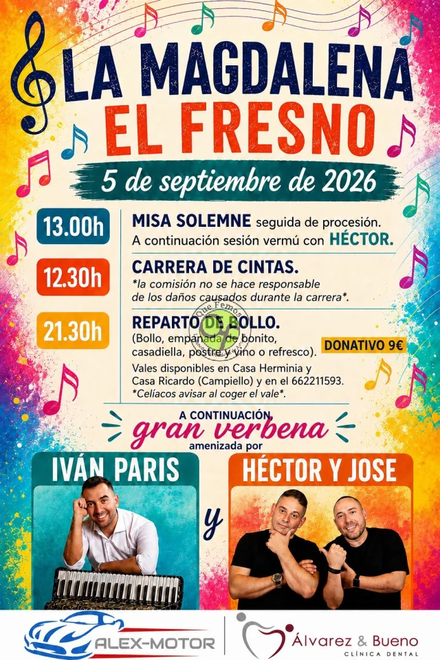 Fiestas de La Magdalena en El Fresno 2026