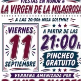 Fiestas de la Milagrosa 2026 en Ferradal