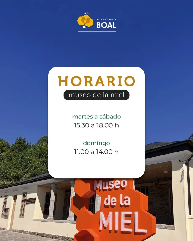 Este será el horario del Museo de la Miel de Boal desde el 9 de septiembre