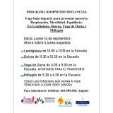 El Programa Rompiendo Distancias del Ayuntamiento de Boal vuelve con yoga de bajo impacto