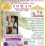 El Mercadillo Artesano Mensual de Somao de este mes de septiembre bailará al ritmo de Luis Feliciate