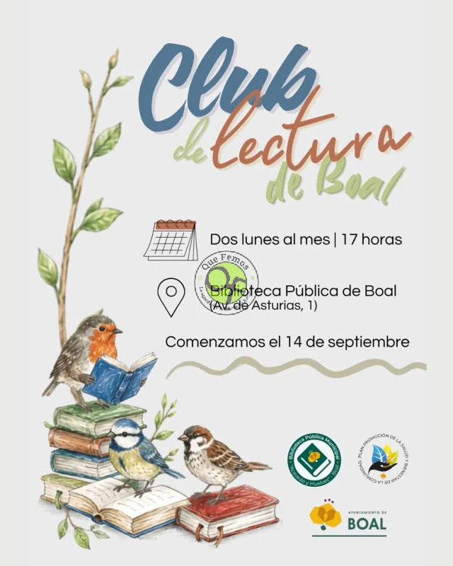 El Club de Lectura de Boal se reunirá en la Biblioteca Acevedo y Huelves dos lunes al mes