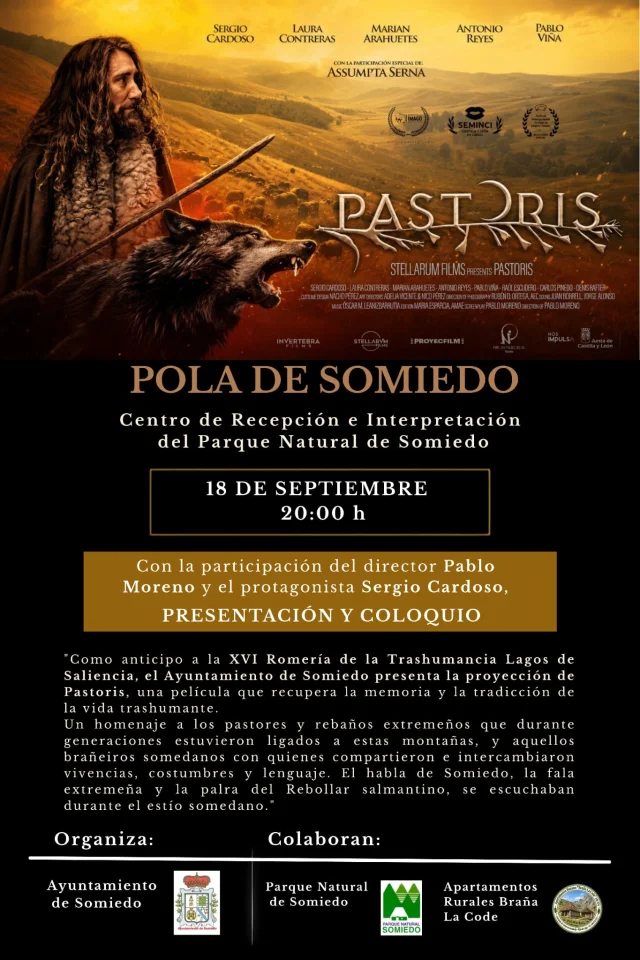 Cine y coloquio en Somiedo con la película Pastoris