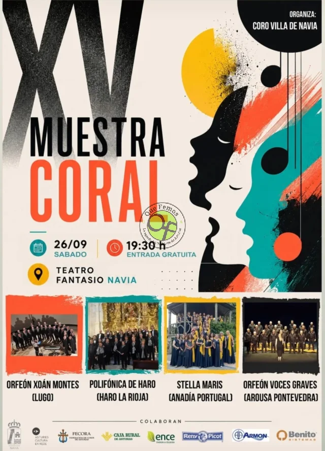 El Fantasio acoge la celebración de la XV Muestra Coral de Navia