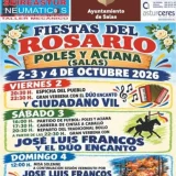 Fiestas del Rosario 2026 en Poles y Aciana