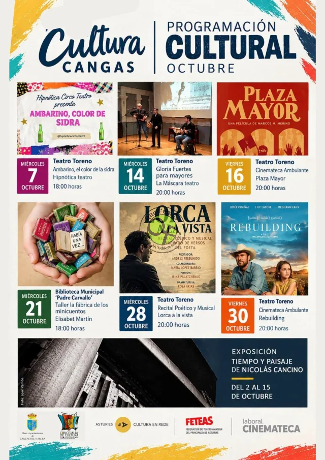 Octubre cultural en Cangas del Narcea