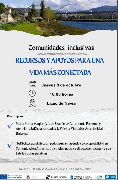 Jornada sobre recursos y apoyos para una vida más conectada en El Liceo de Navia