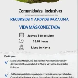 Jornada sobre recursos y apoyos para una vida más conectada en El Liceo de Navia