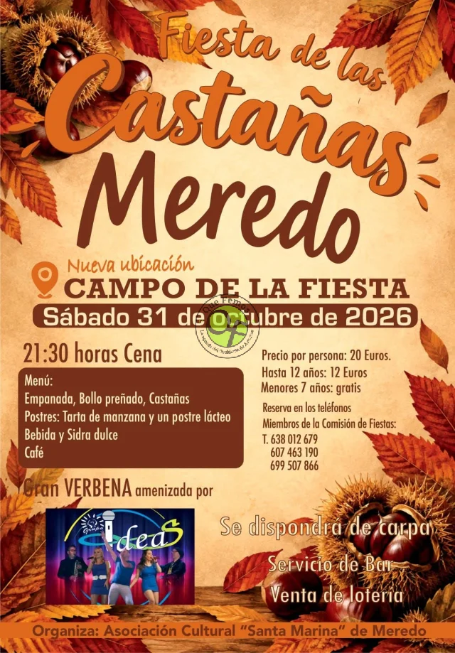 Fiesta de las Castañas 2026 en Meredo