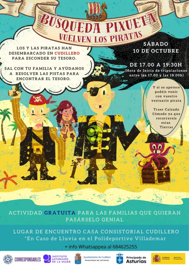 Cudillero organiza una divertida gincana pirata
