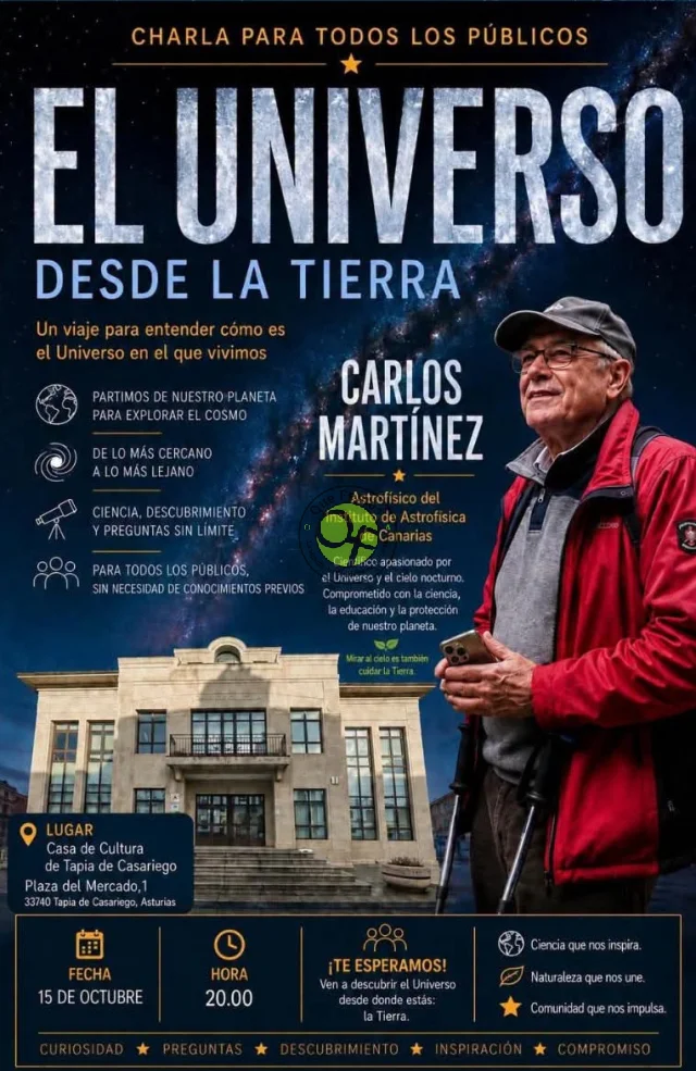 Tapia mira al universo de la mano del astrofísico Carlos Martínez