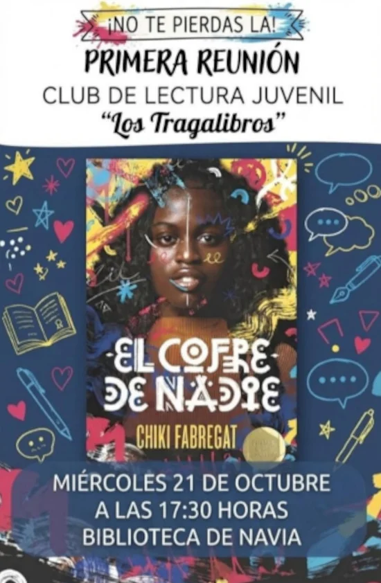 Primera reunión del Club de Lectura Juvenil de la Biblioteca de Navia