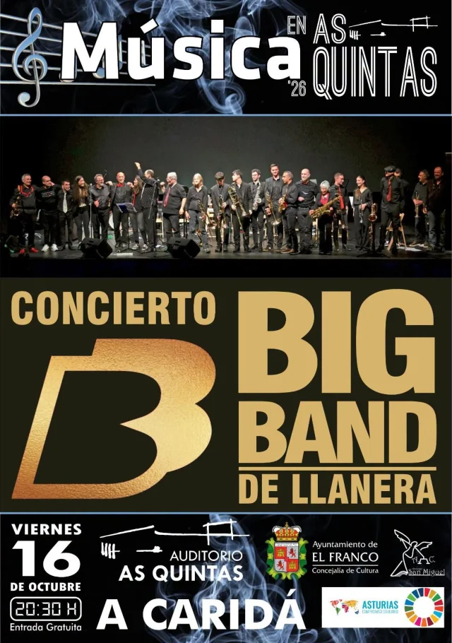 Concierto de Big Band de Llanera en A Caridá