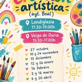 Cursos de creación artística en Vega de Ouria y Lendiglesia
