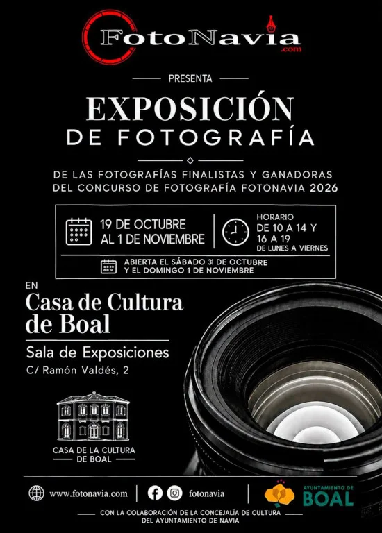 Exposición de fotografía FotoNavia 2026 en Boal