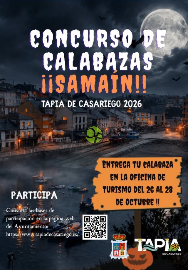 Concurso de calabazas de Samaín 2026 en Tapia