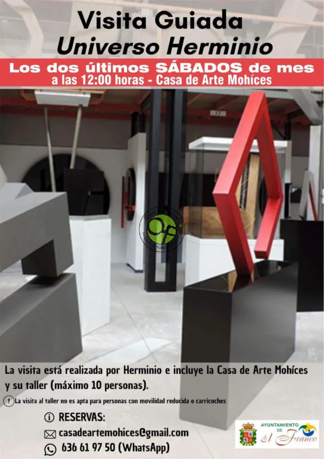 La Casa de Arte Mohíces organiza visitas guiadas al universo creativo de Herminio