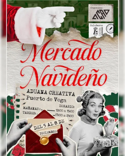 Mercado de Navidad 2026 en Puerto de Vega 