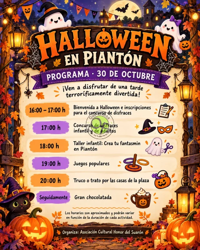 El Halloween se celebra intensamente en Piantón