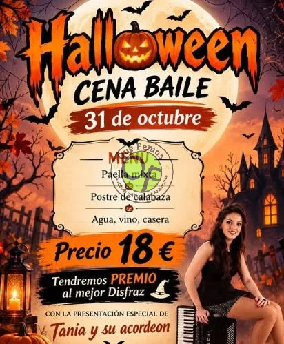Cena-baile de Halloween en Grandas de Salime