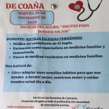 Conferencia sobre la higiene del sueño en la Escuela de Salud de Coaña