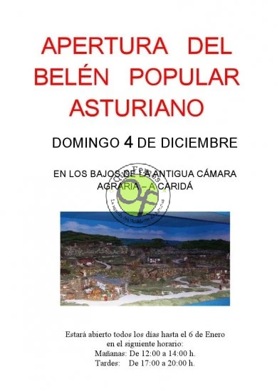 Belén Popular Asturiano en A Caridá
