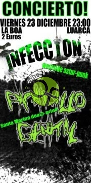 Concierto de Infección y Picadillo Genital en Luarca