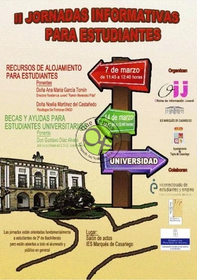 II Jornadas Informativas para Estudiantes en Tapia