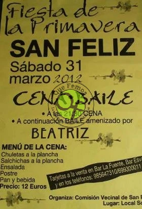 Fiesta de la Primavera en San Feliz 2012