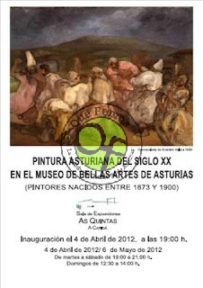 Exposición de pintura asturiana del Bellas Artes en As Quintas