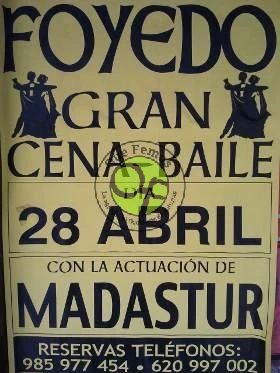 Cena baile en Foyedo: 28 abril