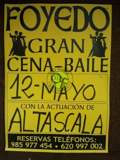 Cena-baile en Foyedo