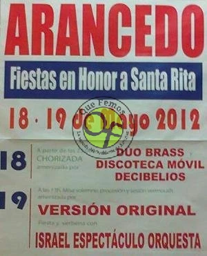 Fiestas de Santa Rita en Arancedo 2012