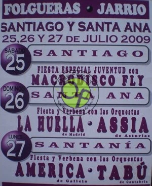 Fiestas de Santiago y Santa Ana en Jarrio 2009