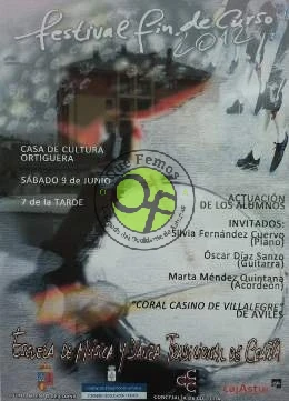 Festival Fin de Curso 2012 de la Escuela de Música de Coaña