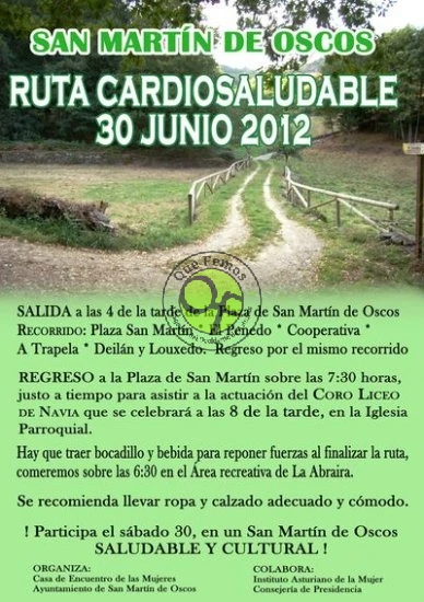 II Ruta Cardiosaludable en San Martín de Oscos