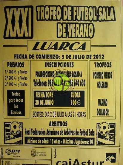 XXXI Trofeo de Fútbol Sala de Verano de Luarca